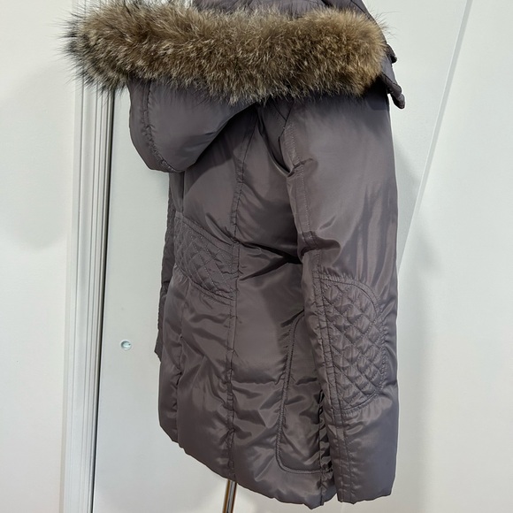Marc New York by Andrew Marc Beautiful Down Puff Jacket Genuine Coyote Fur Trim - Picture 5 of 9